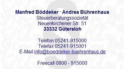 Steuerberater Manfred - Ralf Bddeker in 33332 Gtersloh
